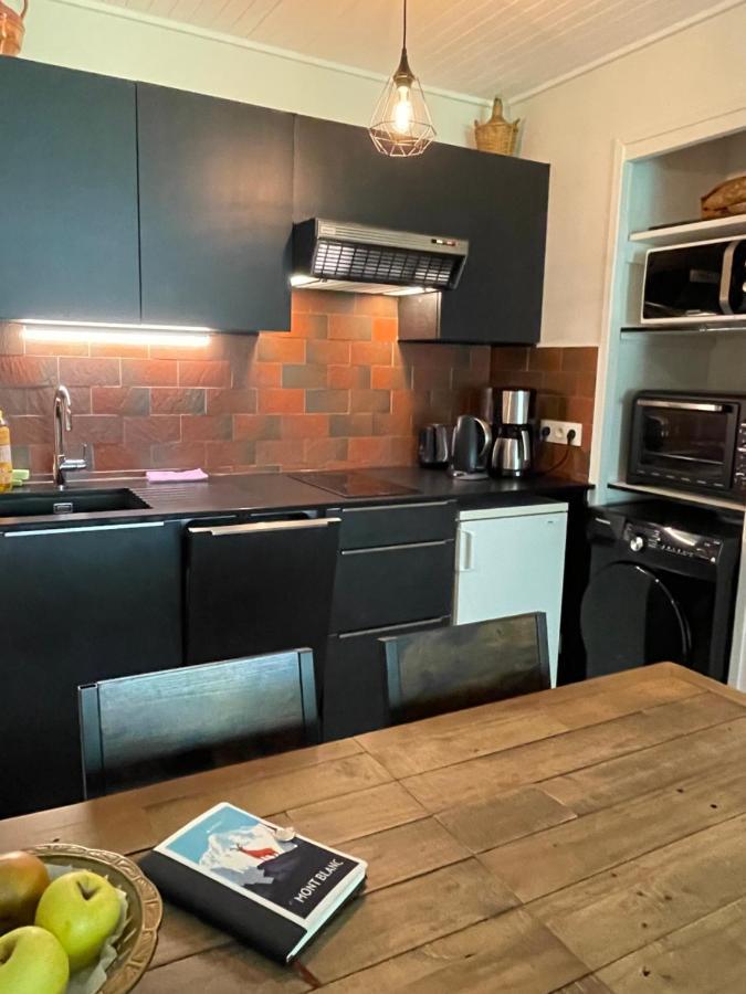 Residence Bois Du Bouchet, Appartement Vue Montagne, Calme, Parking Gratuit, Proche Centre Chamonix Exterior foto