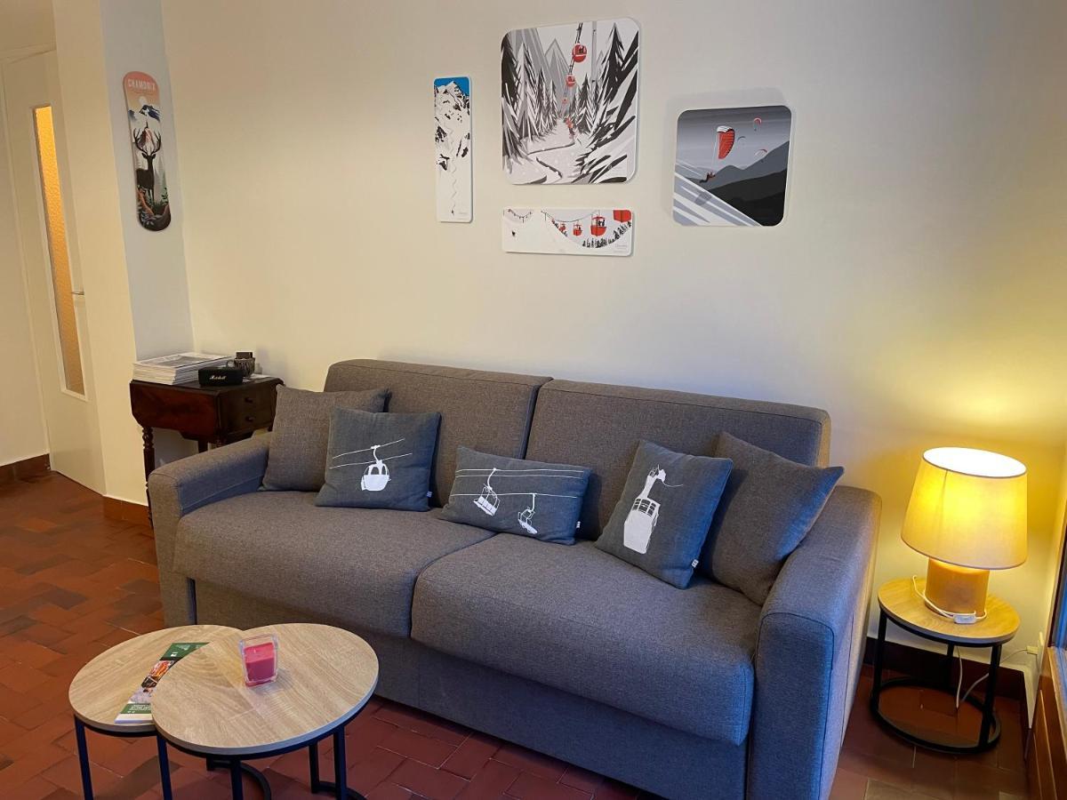 Residence Bois Du Bouchet, Appartement Vue Montagne, Calme, Parking Gratuit, Proche Centre Chamonix Exterior foto
