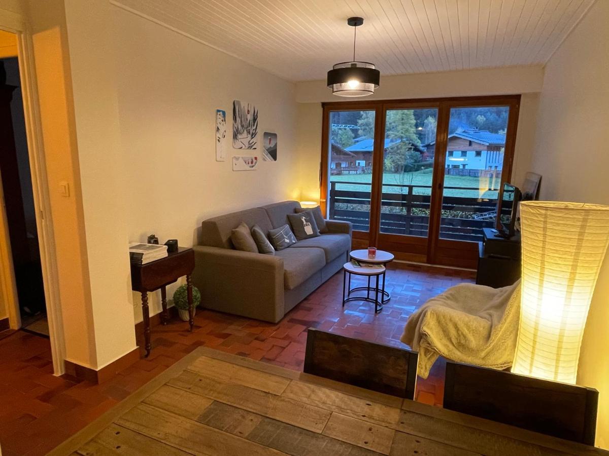 Residence Bois Du Bouchet, Appartement Vue Montagne, Calme, Parking Gratuit, Proche Centre Chamonix Exterior foto