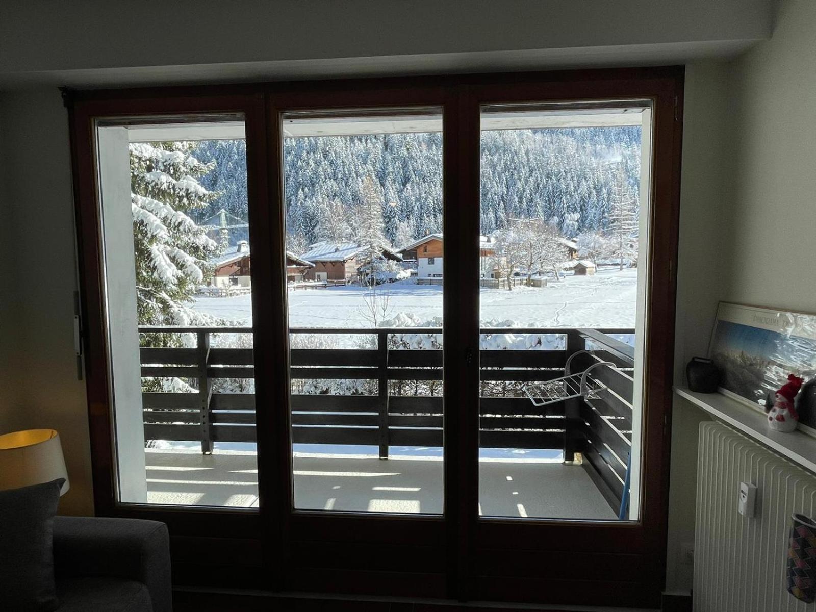 Residence Bois Du Bouchet, Appartement Vue Montagne, Calme, Parking Gratuit, Proche Centre Chamonix Exterior foto